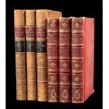 WARREN, Samuel - Ten Thousand A-Year : 3 vols, full tan calf rubbed, 8vo, William Blackwood, 1841.