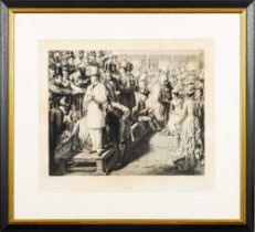 FRITH, W. P - " The Road to Ruin Ascot:." large etched plate by L.