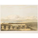 ROBERTS, David - Two large lithographs:, being " Grand Approach to the Temple of Philae ...