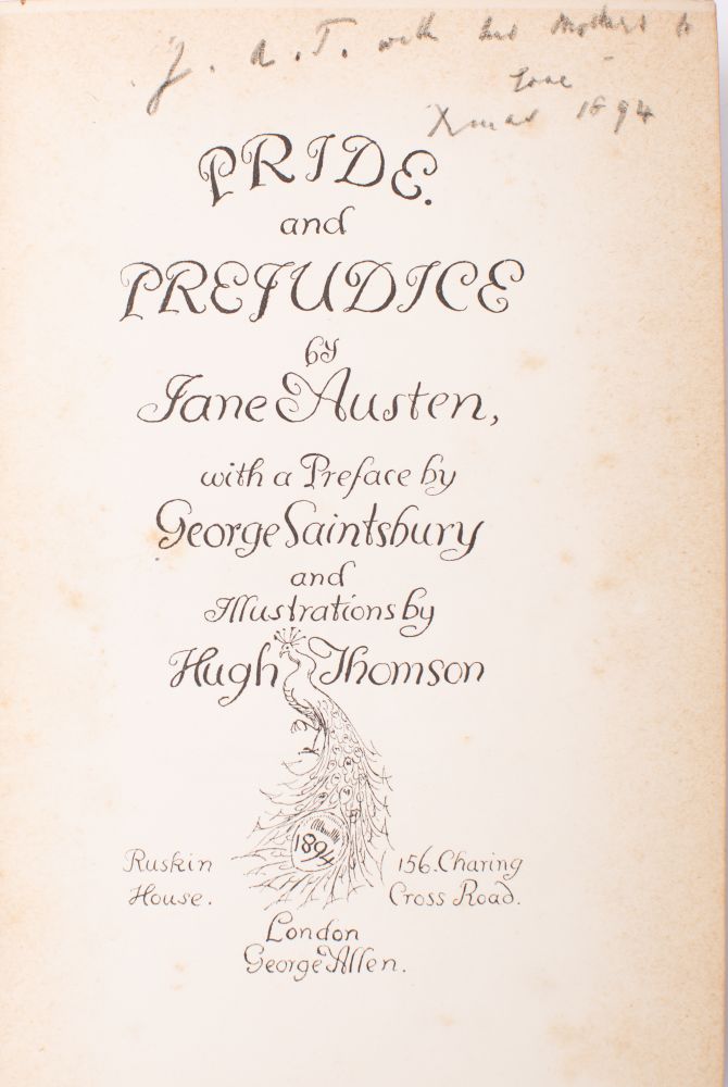 AUSTEN, Jane - Pride and Prejudice: illus. - Image 2 of 2