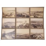 CONSTANTINOPLE : 15 album photographs by Sebah and Joaillier, mounted on brown card,