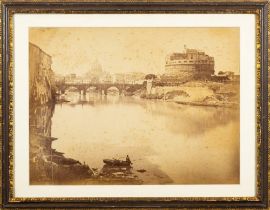 FRATELLI D'ALESSANDRI [19th Century] - The Vatican & Castel Sant'Angelo:, albumen print, 40 x 53cm,