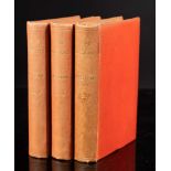 TROLLOPE, Anthony - Is He Popenjoy ? A Novel : 3 vols, rebound in orange cloth possibly trimmed,