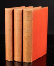 TROLLOPE, Anthony - Is He Popenjoy ? A Novel : 3 vols, rebound in orange cloth possibly trimmed,