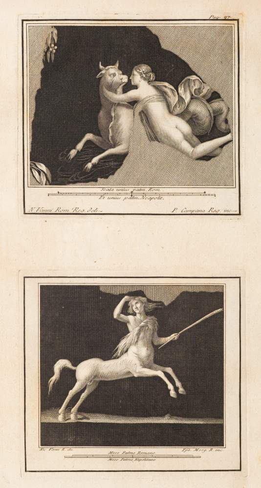 PADERNI, Camillo - Erotic/Fabulous Beasts : 6 prints on copper plates, with one other, - Image 5 of 7
