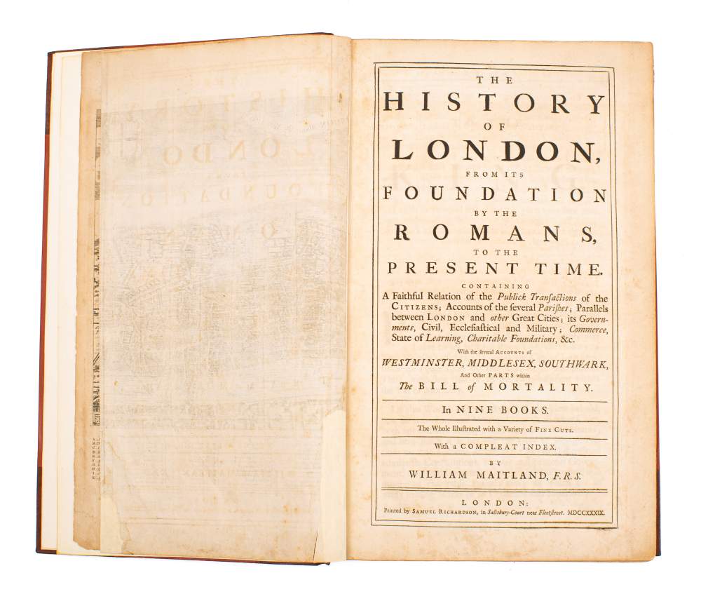 MAITLAND, William - The History of London, from its Foundation by the Romans,