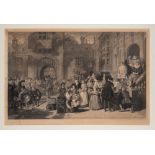 FRITH, W. P - " Coming of Age in the Olden Times:." large steel engraving by F.