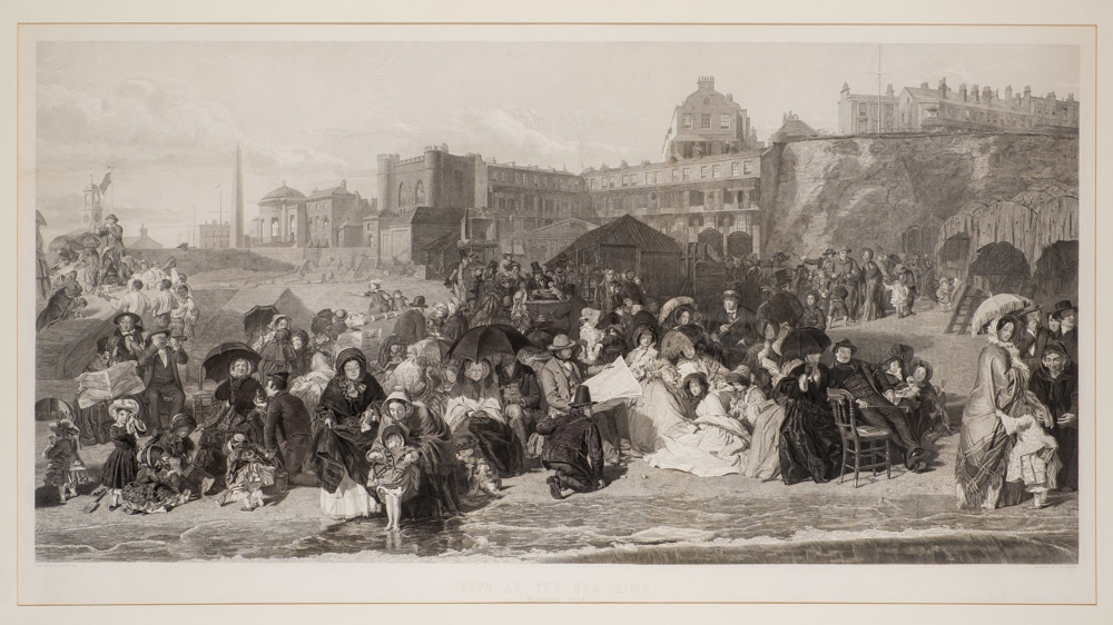 FRITH, W. P - " Life At the Sea-Side Ramsgate 1854:." large steel engraving by C. W.