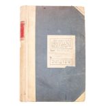 An early 20th century manuscript midshipman's journal for HMS Ramillies,