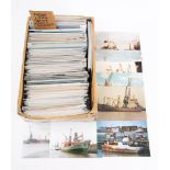 A collection of late 20th century photographs of coastal and other shipping.