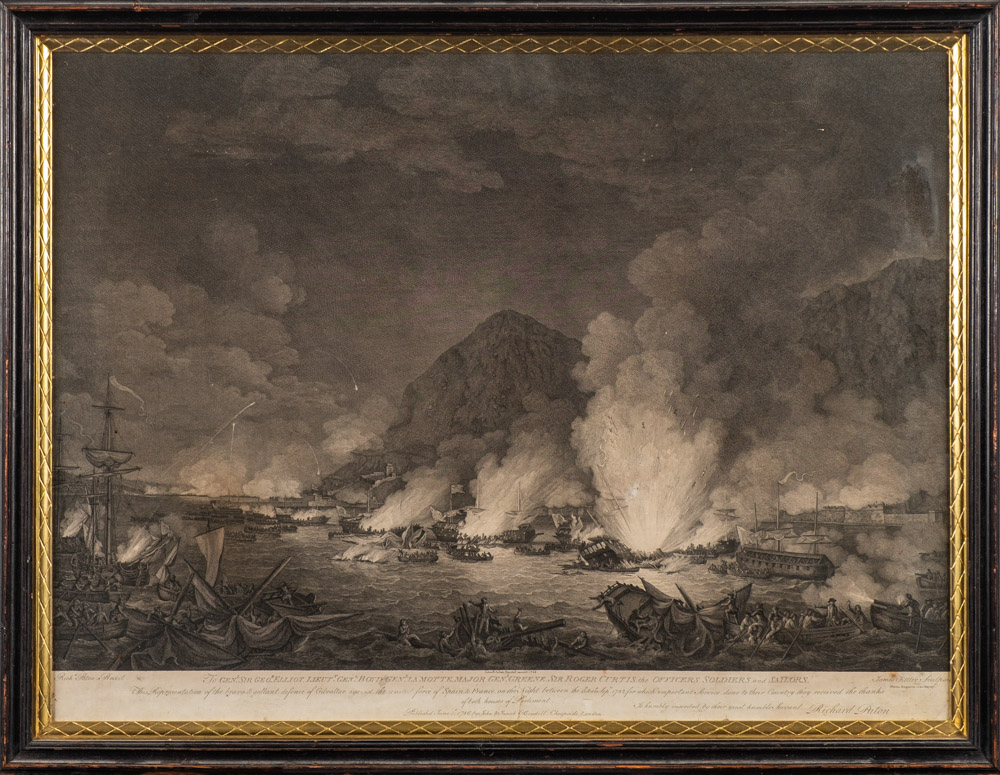 James Fittler [1758-1835] after Richard Paton- The Defence of Gibraltar, - Image 3 of 3