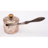 WITHDRAWN A George III silver brandy warmer and lid, maker Robert Gaze, London,