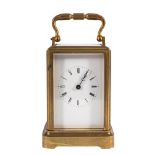 Delepine-Barrois a one-piece carriage clock: the eight-day duration,