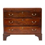 An early George III mahogany bachelor's chest of drawers, circa 1760,