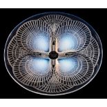 A Lalique shallow dish 'Coquilles': of circular form,