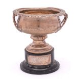 An Elizabeth II silver rose bowl, Alexander Clark & Co Ltd, Birmingham, 1952: inscribed,