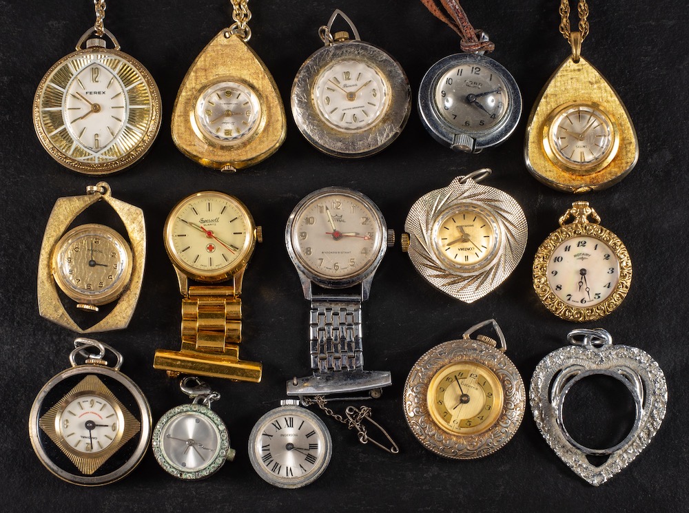 A selection of ladies pocket and fob watches: to include Cord, Ingersoll, Astral, Smiths,