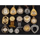 A selection of ladies pocket and fob watches: to include Cord, Ingersoll, Astral, Smiths,