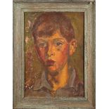 Bernard Meninsky [1891-1950]- Portrait of a boy, head and shoulders,