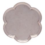 An Elizabeth II silver serving tray, maker William Comyns & Sons Ltd, London,