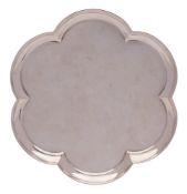 An Elizabeth II silver serving tray, maker William Comyns & Sons Ltd, London,
