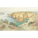 * Ethel Sopia Cheesewright [1874-1977]- Sark,:- signed, watercolour, 28 x 45cm,