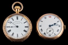 Schierwater & Lloyd, an open-faced pocket watch,