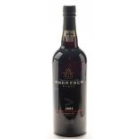 A bottle of Andersen Porto Late Bottle Vintage,