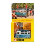 Corgi 479 Commer Mobile Camera van 'Samuelson Film Service Limited': two-tone white and blue with