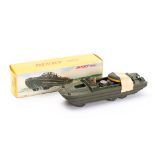 French Dinky Military 825 DUKW Amphibious Vehicle: drab green with painted driver figure,