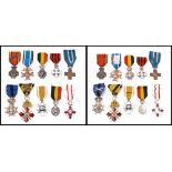 A group of world orders and decorations: including a WWI Italian War Cross,