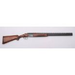 A Baikal double barrel 12 bore O/U ejector shotgun: No. 14545, 28 1/2 inch x 2 3/4 inch barrels.