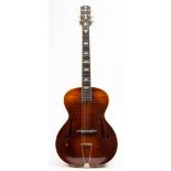 A 1950s German semi-acoustic guitar: unsigned,