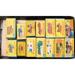 Lesney Matchbox. A boxed group of eight vehicles: including No.