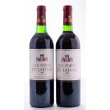 Two bottles of Forts De Latour Chateau Latour 1979 (2) .