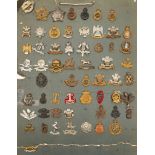 A collection of Cavalry regiment cap badges.