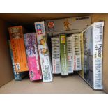 A collection of 1/72 plastic figures: various subjects, all boxed, unchecked.