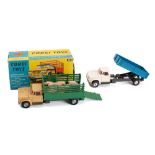 Corgi 484 Dodge 'Kew Fargo' Livestock Transporter with animals: in yellow and blue box (box in poor