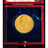 A 22ct gold Victorian 1897 Jubilee medallion, 24.3mm, 12.8g.