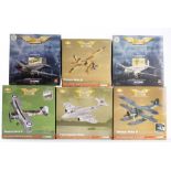 Corgi Aviation Archive. A boxed group of six: including AA36303 World War II Aircraft of the MTO.