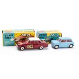 Corgi 322 Rover 2000 In Monte-Carlo Trim: metallic maroon with white roof,