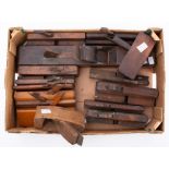 A group of 19th century beech planes: including a 22 inch jack plane by Scioto Works,