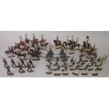 A collection of German flats: depicting assorted Imperial German army units 1900-1914;