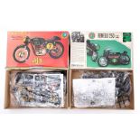 Protar models, a 1/9th scale Benelli 250cc motorcycle kit: sealed bags,