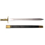 A British pattern 1837 Brunswick sword bayonet:,