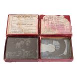 A collection of early 20th century quarter plate negatives,: GB topographical and portrait images,