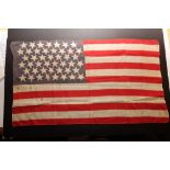 A late 19th/early 20th century American Stars and Stripes flag: with forty five stars (1896- 1908)