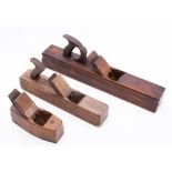 A steel nosed beech smoothing plane by W Greenslade,