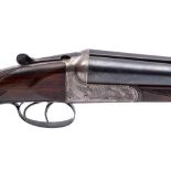 A 12 bore side by side boxlock non-ejector by James MacNaugthon, Edinburgh: serial number '1734',