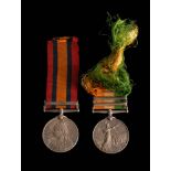 A South African pair: Queen's South Africa Medal 'Serjt S Chase CMSC' and King's South Africa Medal